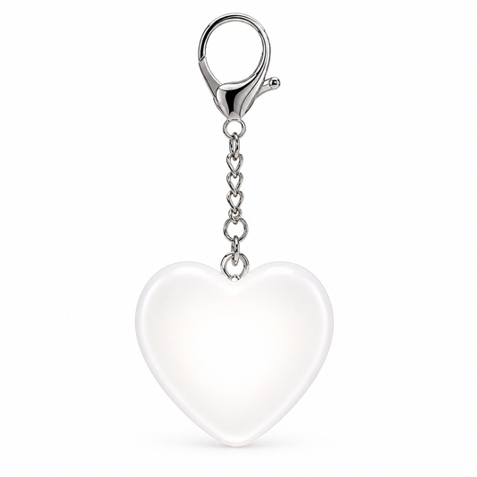 GlowLove™ — świecąca lampka-serce do torebki z dotykiem